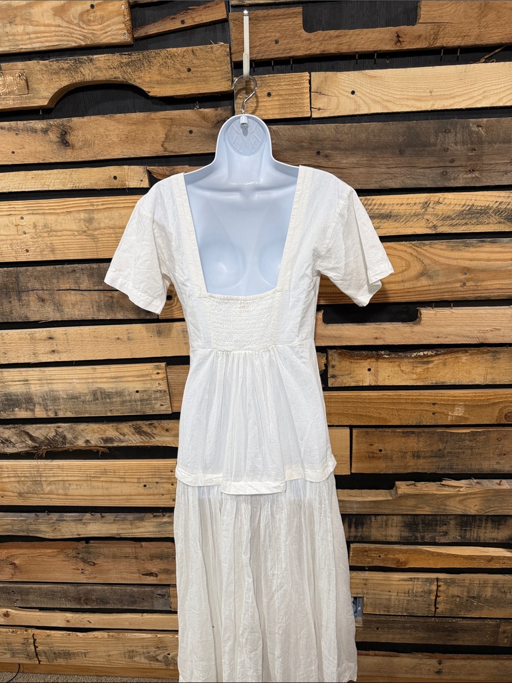 Free People Marcella Midi Boho‎ Dress in White Size XS - Picture 9 of 12